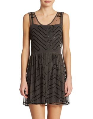 free people beaded slip dress