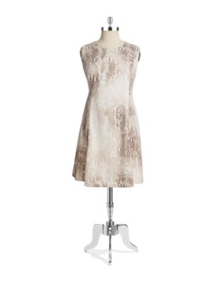 UPC 888738272544 product image for Calvin Klein Womens Plus Patterned Scuba Dress | upcitemdb.com