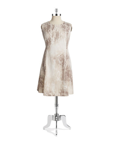 UPC 888738272544 product image for Calvin Klein Womens Plus Patterned Scuba Dress | upcitemdb.com