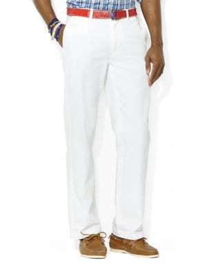 UPC 888876820102 product image for Polo Ralph Lauren Flat-Front Cotton Twill Pants | upcitemdb.com