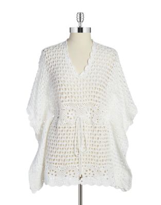 michael kors crochet tunic