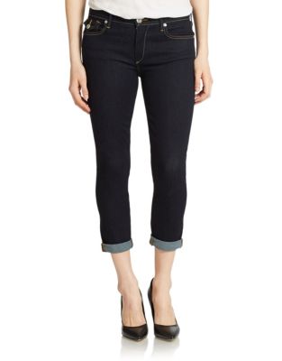 UPC 889347007435 product image for True Religion Cropped Boyfriend Jeans | upcitemdb.com