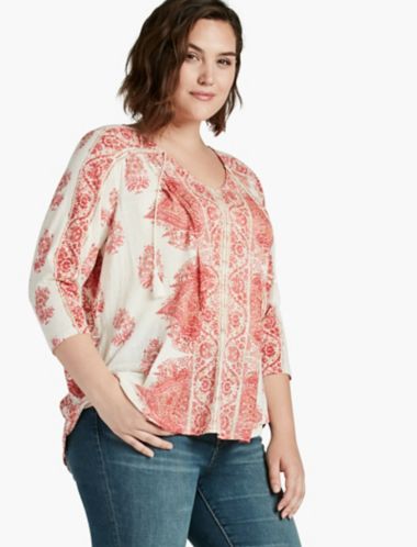 lucky brand logo t shirts