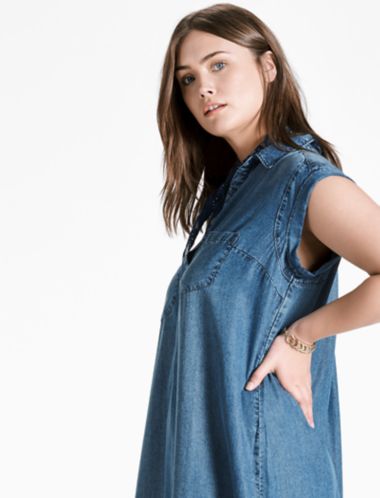 lucky brand denim dress