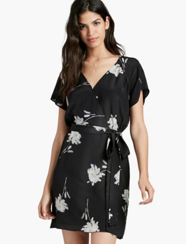 Black Dahlia Floral Dress | Lucky Brand