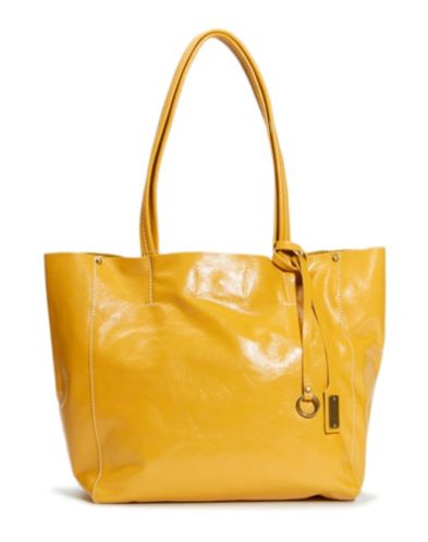 lucky leather tote