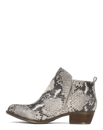 lucky basel flat leather bootie