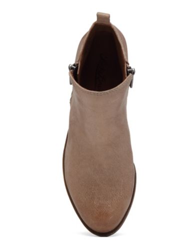 basel leather flat bootie