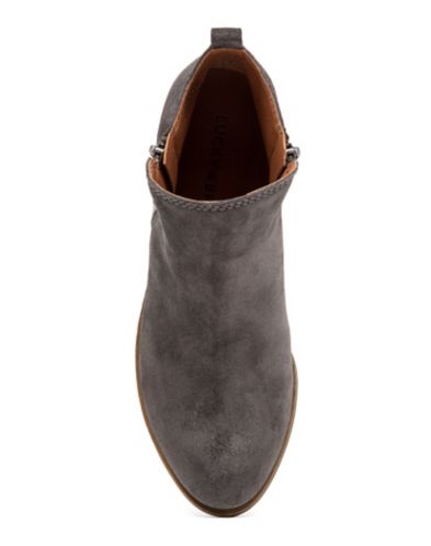 basel leather flat bootie
