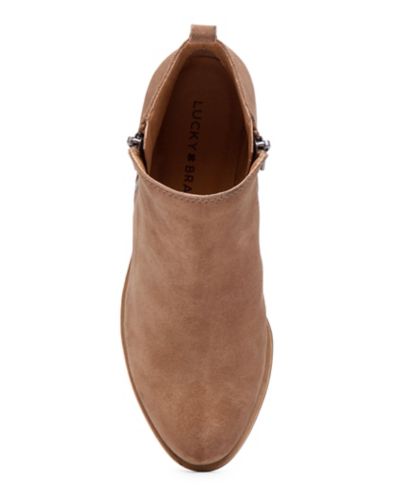 basel leather flat bootie
