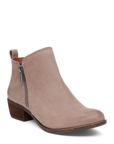 lucky basel flat leather bootie