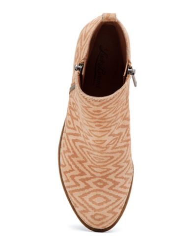 lucky brand basel flat bootie