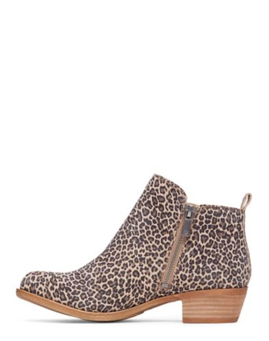 lucky basel flat leather bootie