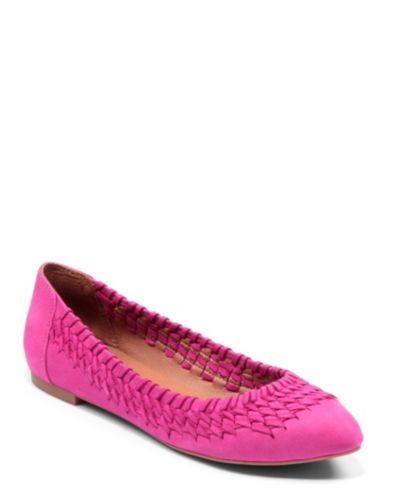 lucky brand pink flats