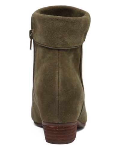 dark olive booties