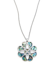 Abalone Set Stone Necklace