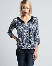 Abstract Crochet Top