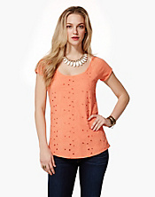 Amazon Lily Cut-Out Tee