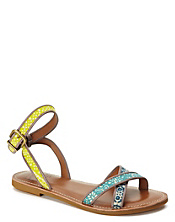 Candra Leather Strap Sandals*
