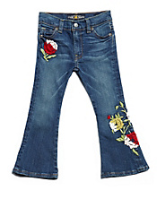 Charlie Roses Flare Jeans