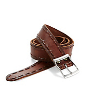 Distressed Border Stitch Belt