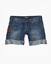 Ginger Aztec Cross Shorts