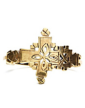 Gold Cross Bangle