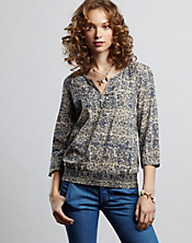 John Robshaw Anne Printed Top