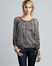 John Robshaw Bianca Printed Top