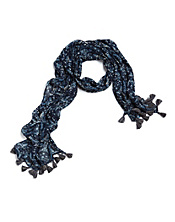 John Robshaw Floral Print Scarf