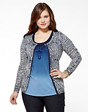 John Robshaw Print Cardigan