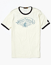 Jomo Winged Wheel Ringer T-Shirt