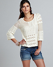 Lace Patchwork Sweater