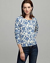Legend Printed Cashmere Cardigan