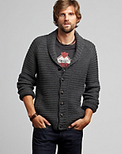 Legend Textured Cashmere Cardigan