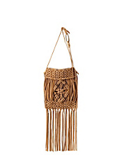 Macrame Fringe Crossbody Bag