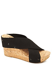 Miller Linen Strap Wedges