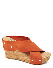 Miller Linen Strap Wedges