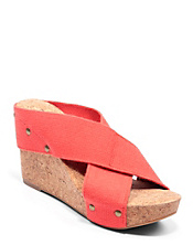 Miller Linen Strap Wedges