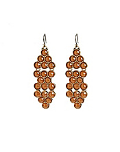 Multi Set Stone Chandelier Earrings