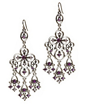 Openwork Stone Chandelier Earrings