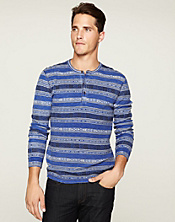 Pattern Striped Henley