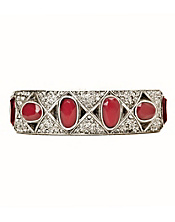 Pave and Set Stone Studded Bangle