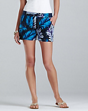 Printed Drawstring Shorts
