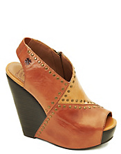 Ramada Leather-Covered Wedges