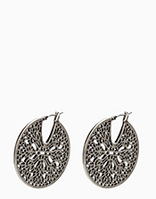 Silver Moroccan Hoop