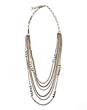 Silver Multi-Layered Necklace