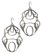 Silver Openwork Earrings