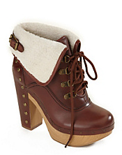 Tanner Lace-Up Ankle Booties*