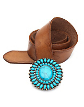 Turquoise Buckle Belt